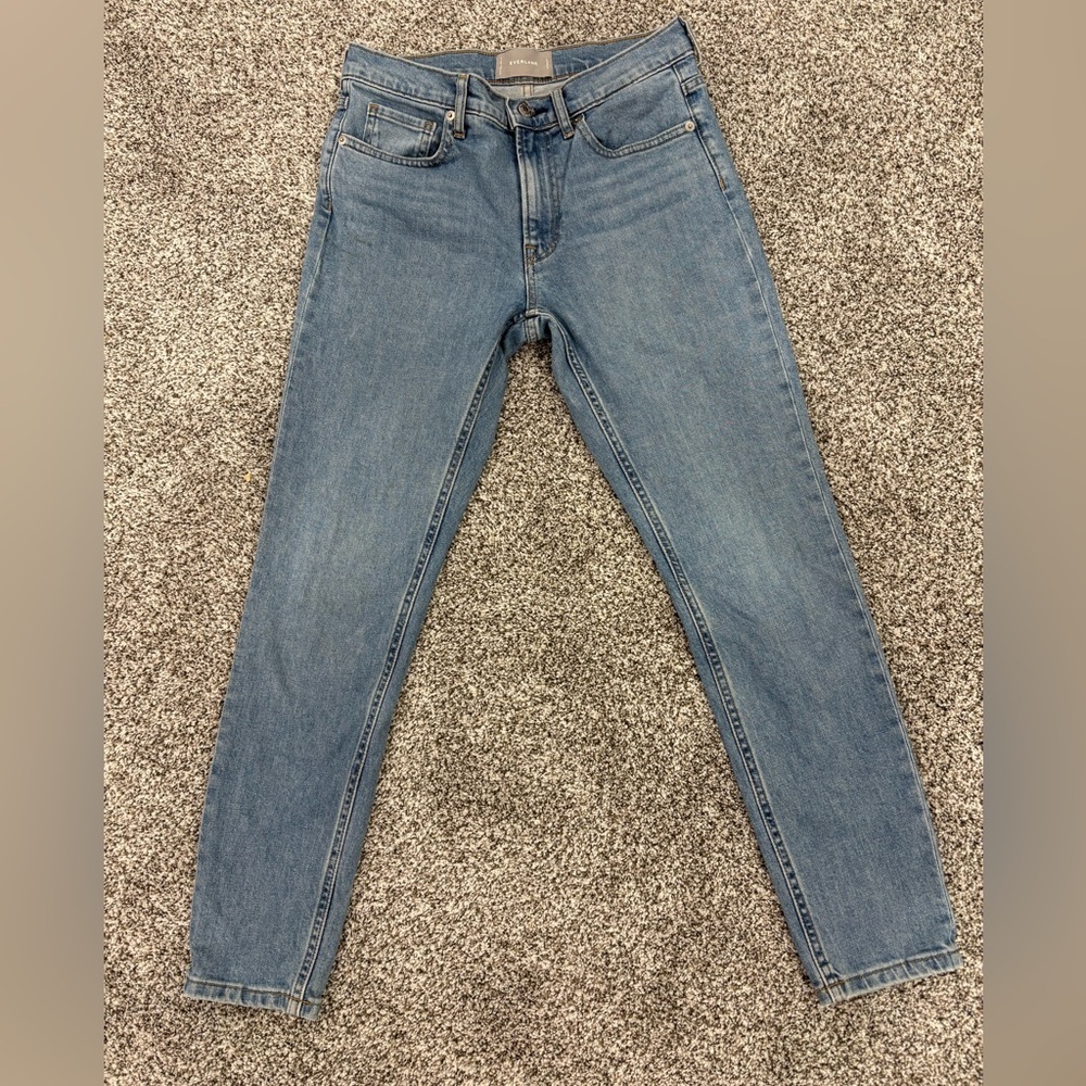 Everlane High Rise Skinny Jeans Light Wash Size 27 Regular